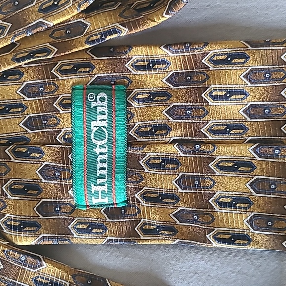 Hunt Club Vintage Silk Tie - Picture 3 of 4